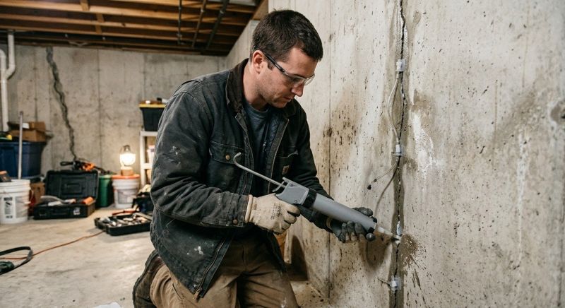Basement Crack Repair in Chantilly, VA