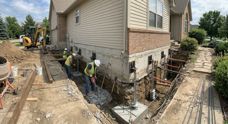 Basement Underpinning in Chantilly, VA
