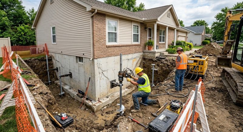 Building Foundation Repair in Hamilton, VA