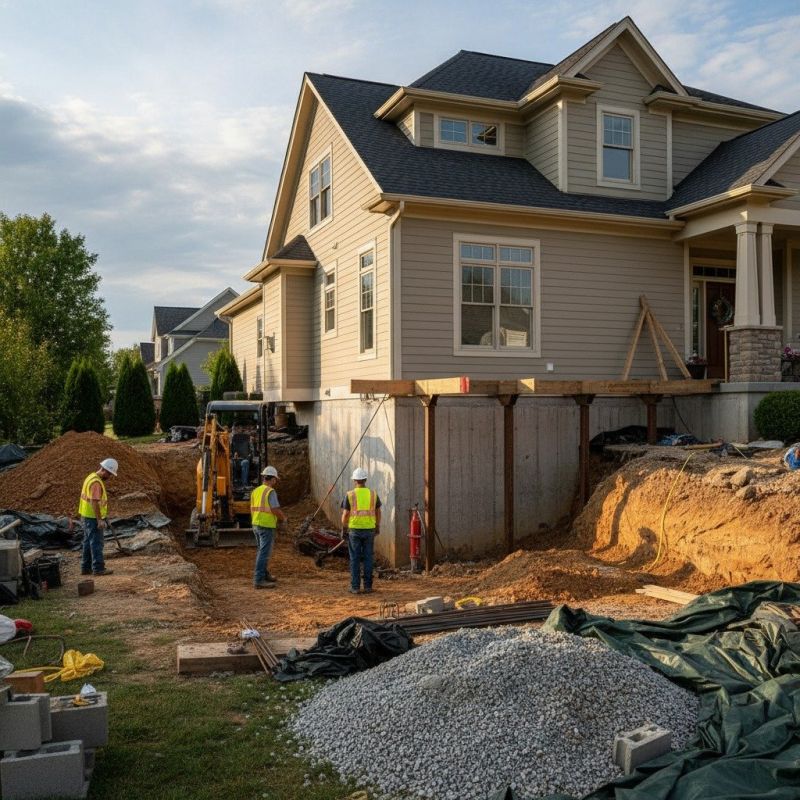 Building Foundation Repair in Oakton, VA