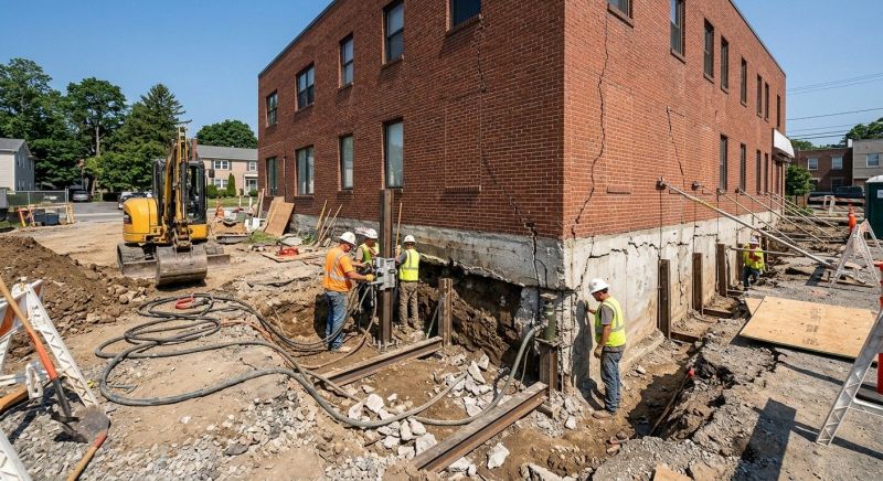 Building Foundation Repair in Rockville, MD