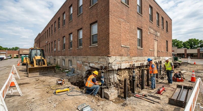 Commercial Foundation Repair in Chantilly, VA