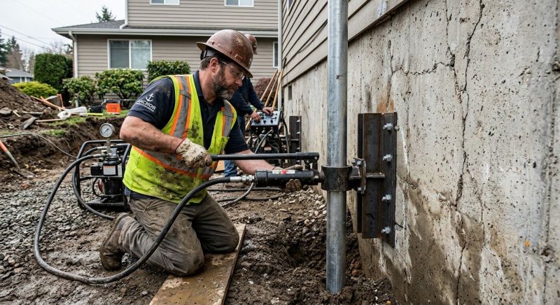 Concrete Foundation Leveling in Gaithersburg, MD