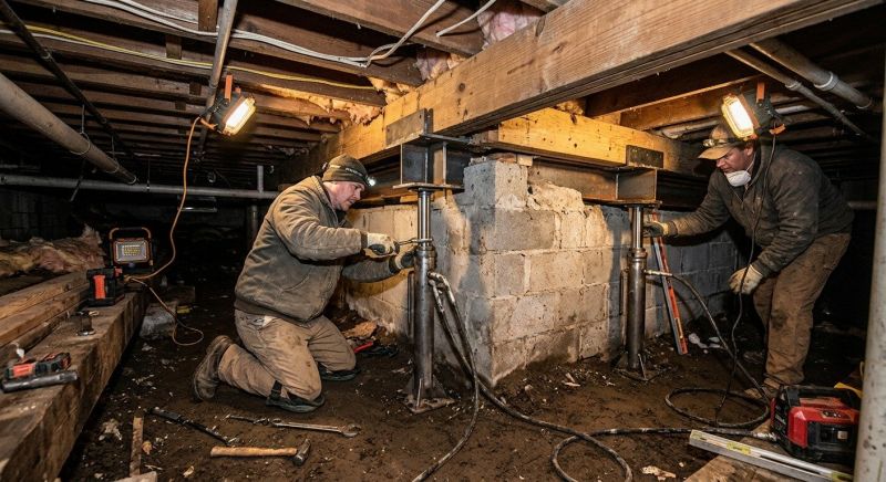 Concrete Foundation Repair in Poolesville, MD