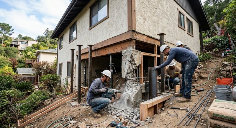 Concrete Foundation Repair in Triangle, VA