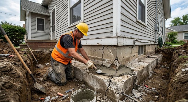 Cracked Foundation Repair in Great Falls, VA