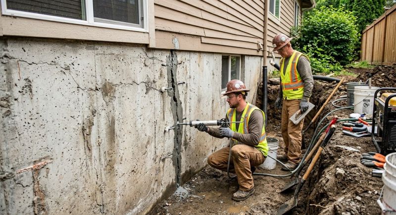 Cracked Foundation Repair in Haymarket, VA