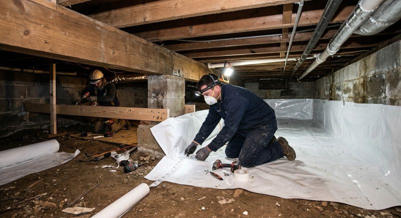 Crawl Space Leveling in Chantilly, VA