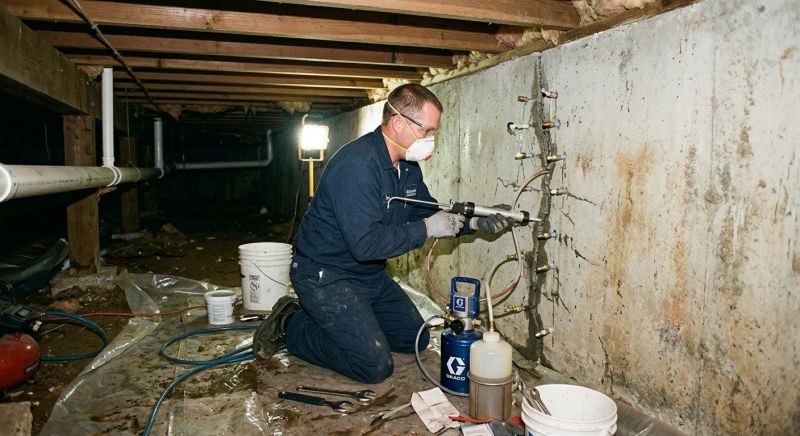 Crawlspace Foundation Repair in Hamilton, VA