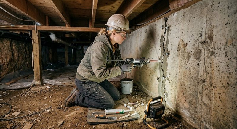 Crawlspace Foundation Repair in Haymarket, VA