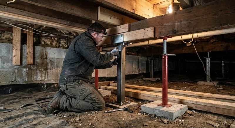 Crawlspace Structural Repair in Chantilly, VA