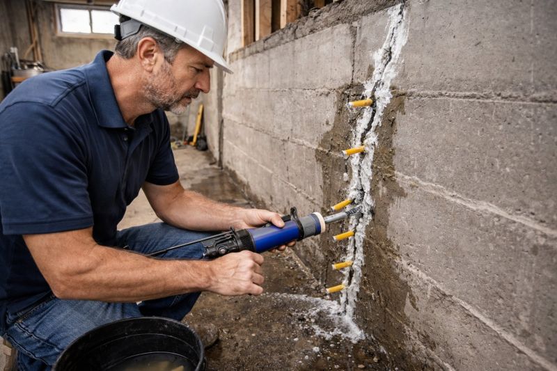 Foundation Crack Sealing in Chantilly, VA