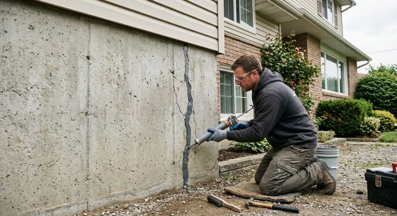 Foundation Crack Sealing in Chantilly, VA