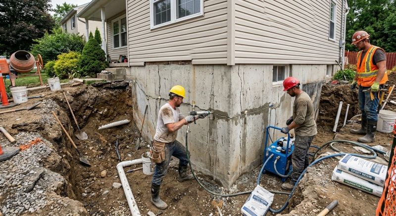 Foundation Damage Repair in Derwood, MD