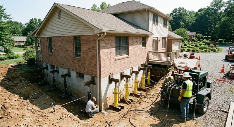 Foundation Jacking in Ashburn, VA