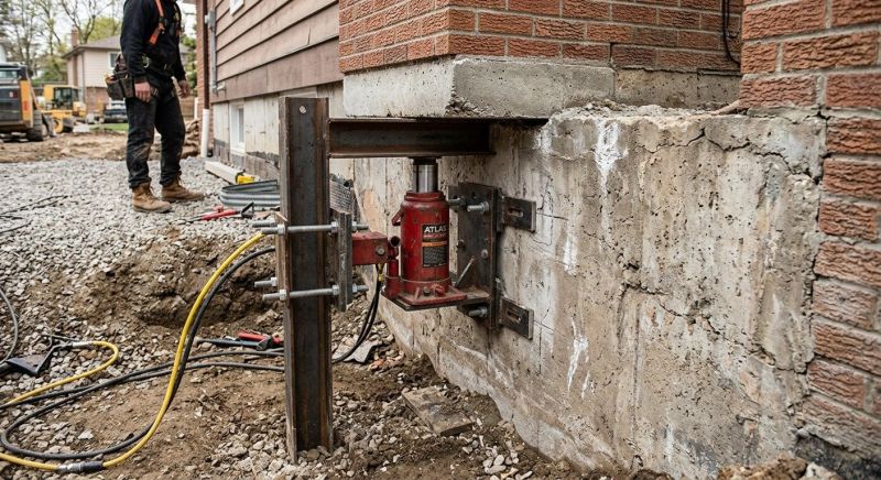 Foundation Jacking in Falls Church, VA