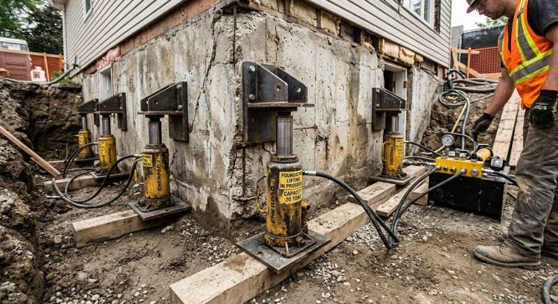 Foundation Jacking in Montgomery Village, MD