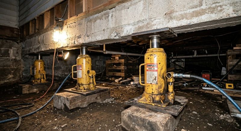 Foundation Jacking in Poolesville, MD
