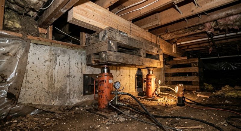 Foundation Jacking in Prince William County, VA