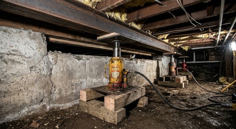Foundation Jacking in Upperville, VA