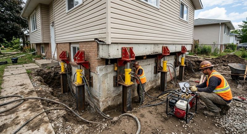 Foundation Lifting in Annandale, VA