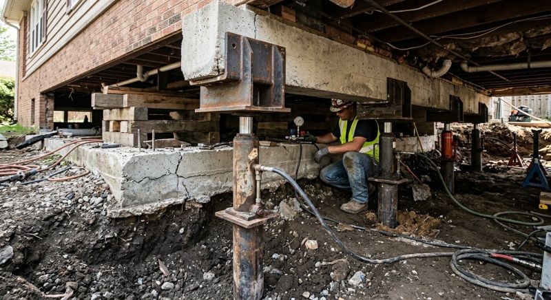 Foundation Lifting in Bristow, VA