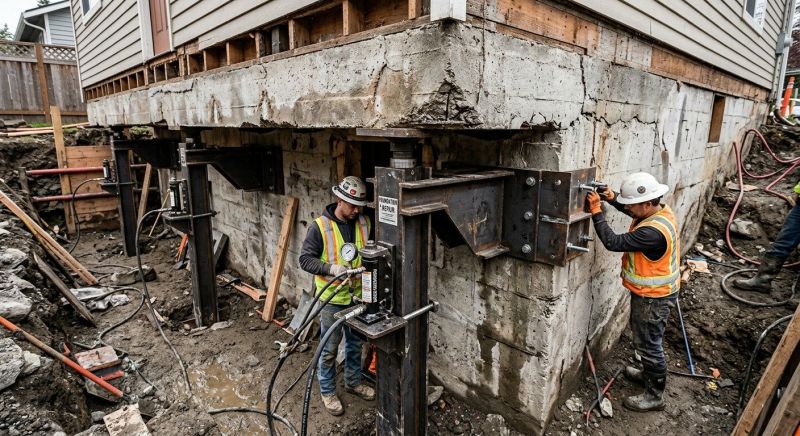Foundation Lifting in Catlett, VA