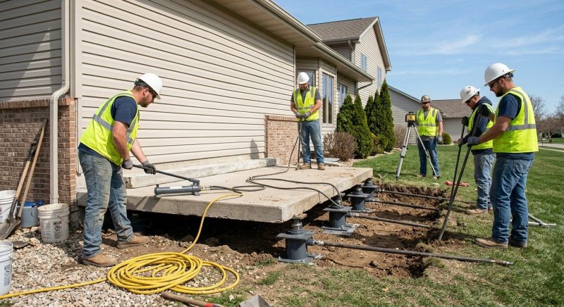Foundation Lifting in Loudoun County, VA