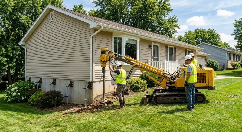 Foundation Raising in Bluemont, VA