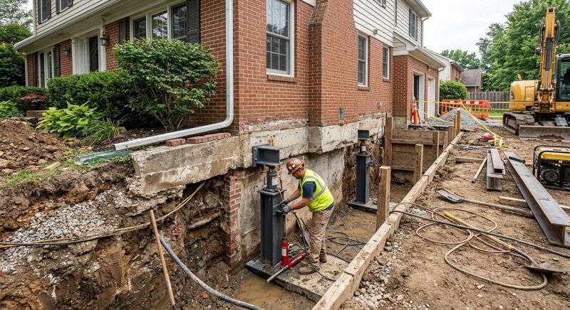 Foundation Raising in Great Falls, VA