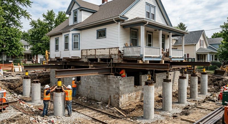 Foundation Raising in Upperville, VA
