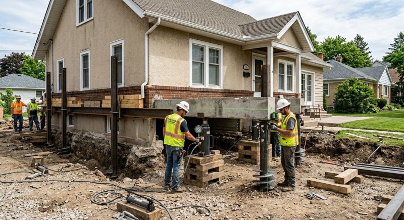 Foundation Releveling in Chantilly, VA