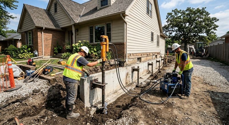 Foundation Stabilizing in Round Hill, VA