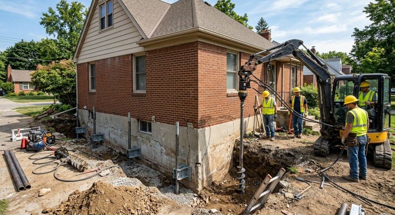 Foundation Stabilizing in Round Hill, VA