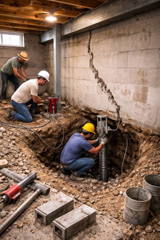 Foundation Structural Repair in Bethesda, MD