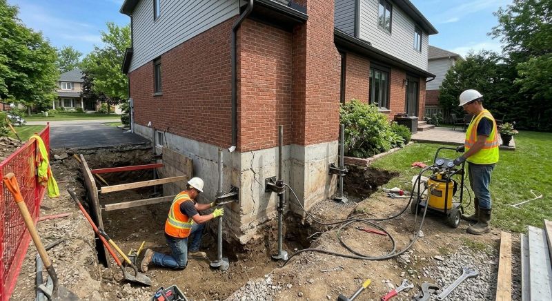 Foundation Underpinning in Chantilly, VA