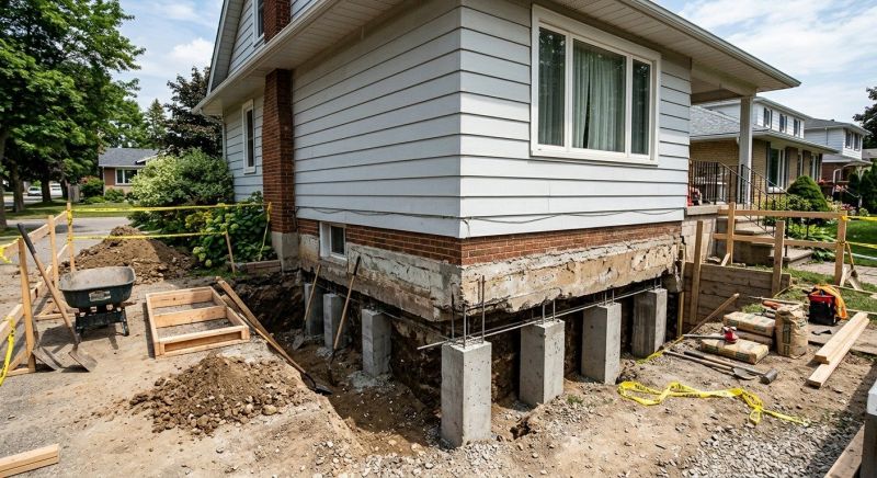 Foundation Underpinning in Chantilly, VA