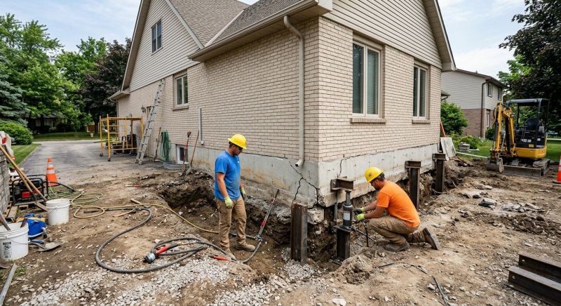 Helical Pile Installation in Chantilly, VA