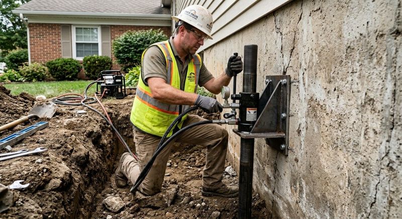 Home Foundation Leveling in Centreville, VA
