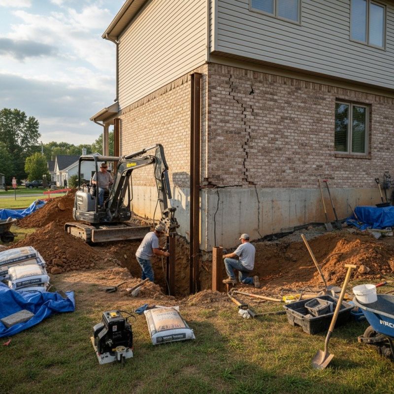 Home Foundation Repair in Montgomery Village, MD
