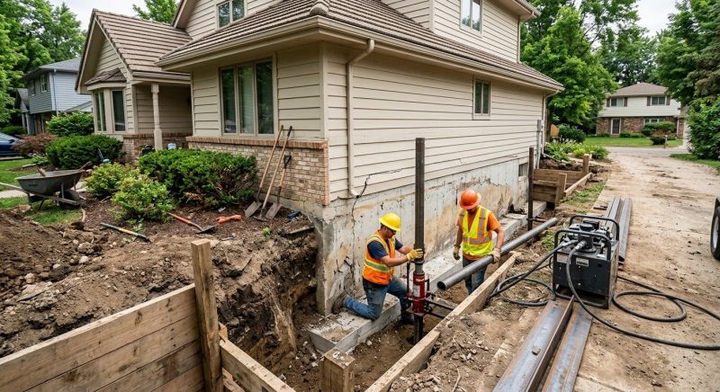 House Foundation Repair in Derwood, MD