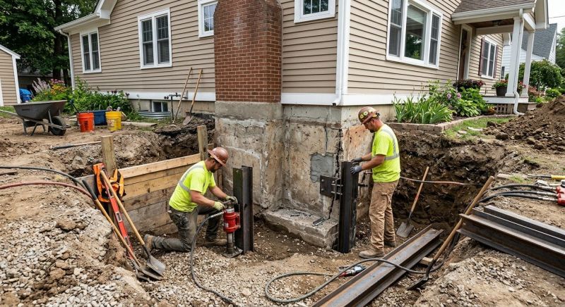 House Foundation Repair in Chantilly, VA