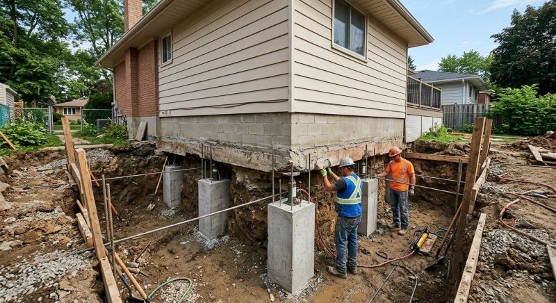 House Underpinning in Chantilly, VA