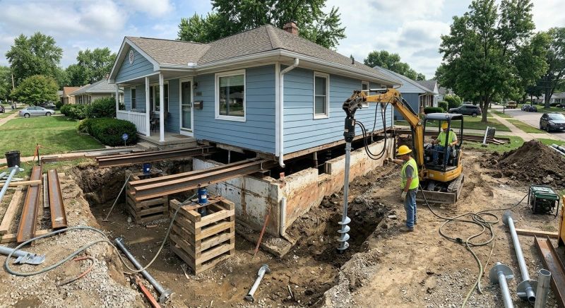 House Underpinning in Chantilly, VA