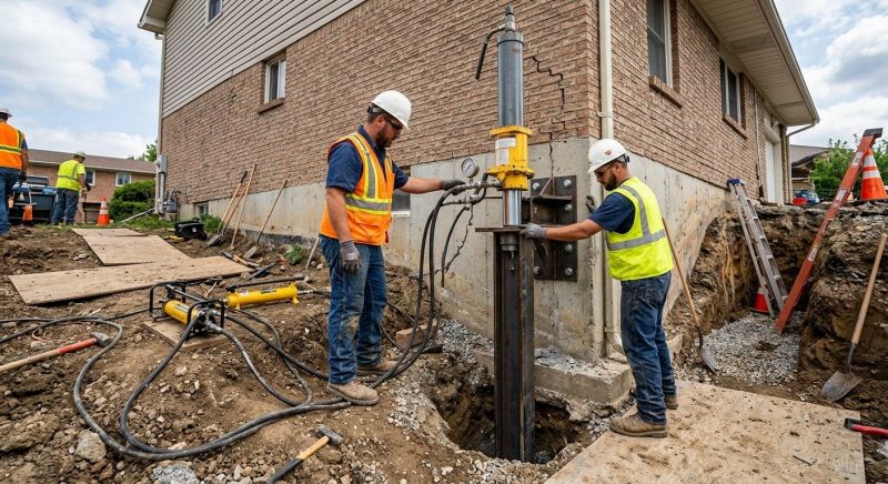 Settling Foundation Service in Great Falls, VA