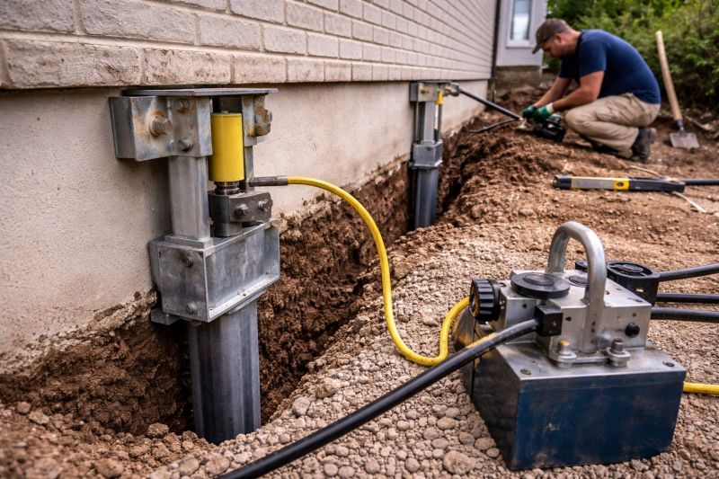 Sinking Foundation Repair in Chantilly, VA