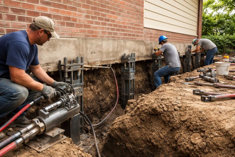 Slab Foundation Repair in Chantilly, VA