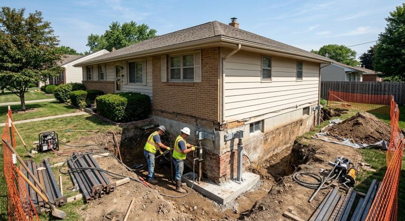 Structural Foundation Repair in Gaithersburg, MD