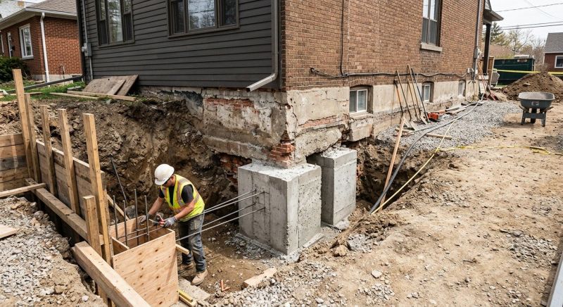 Structural Underpinning in Chantilly, VA