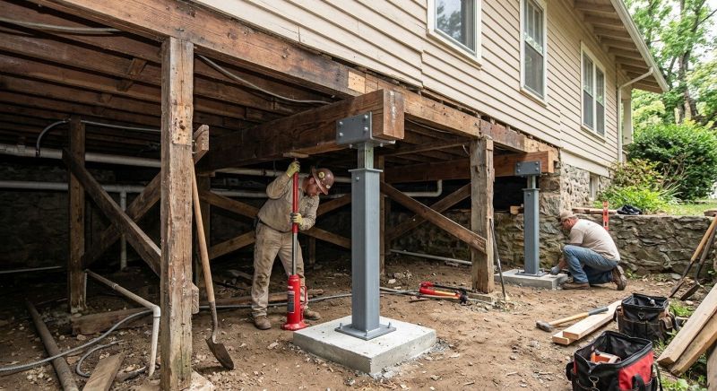 Structural Underpinning in Chantilly, VA